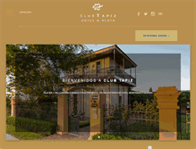 Tablet Screenshot of club-tapiz.com.ar